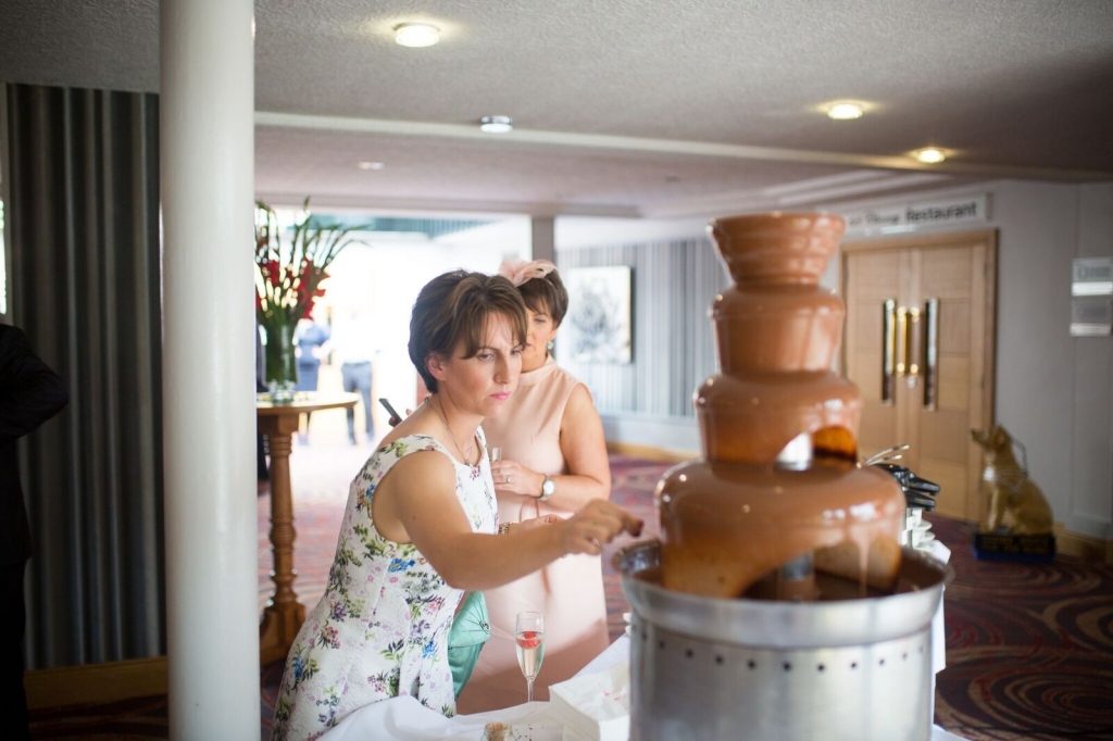 Wedding Guests Chocolate Fountain