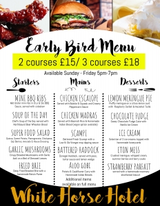 best Early bird menu derry londonderry