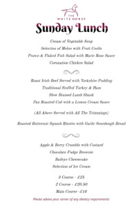 Sunday Lunch Londonderry